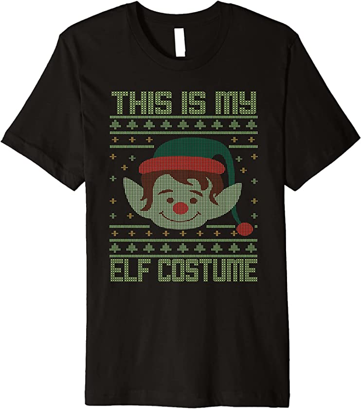 This Is My Elf Costume – Elf Ugly Christmas Premium T-Shirt