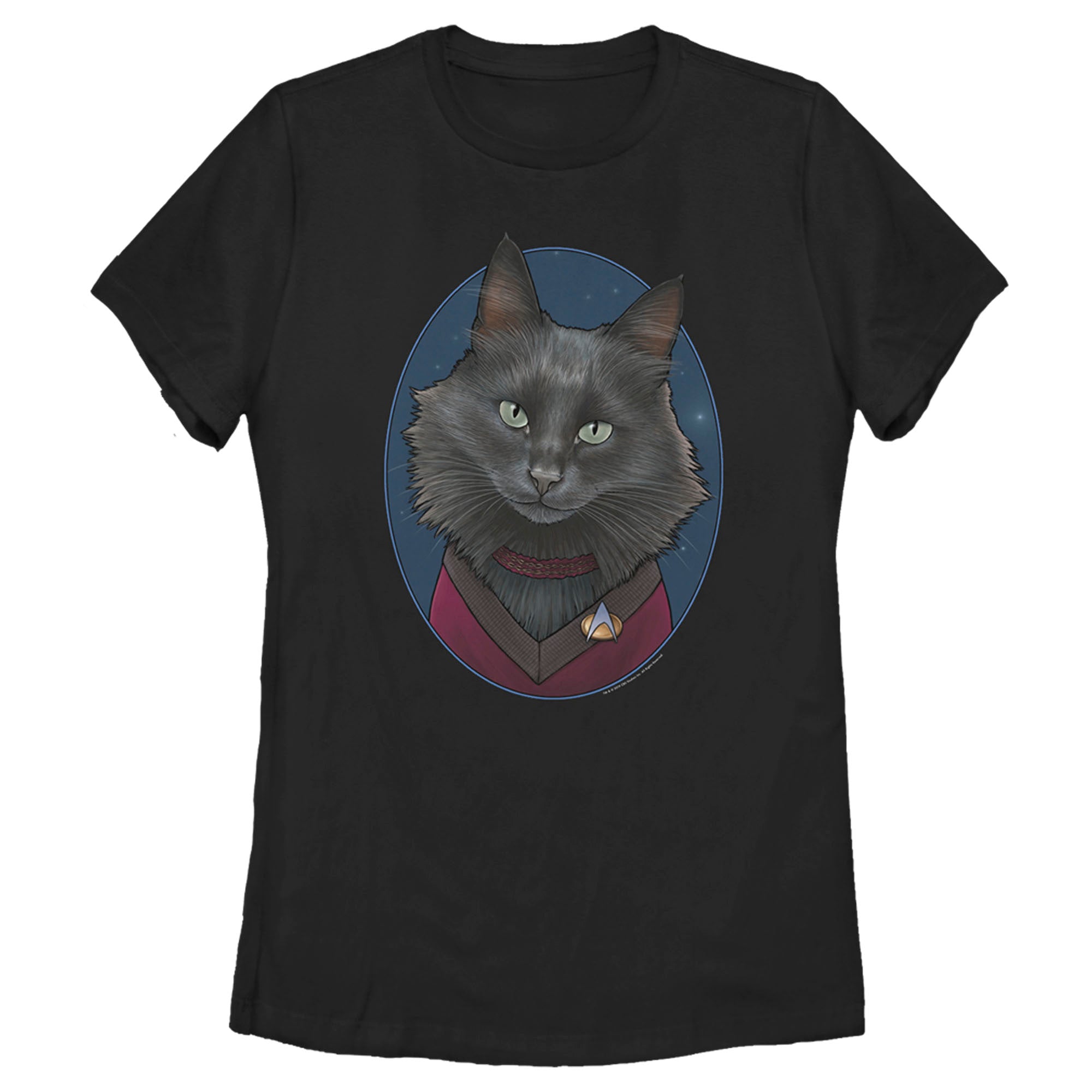 Women’S Star Trek: The Next Generation Officer Deanna Troi Cat T-Shirt