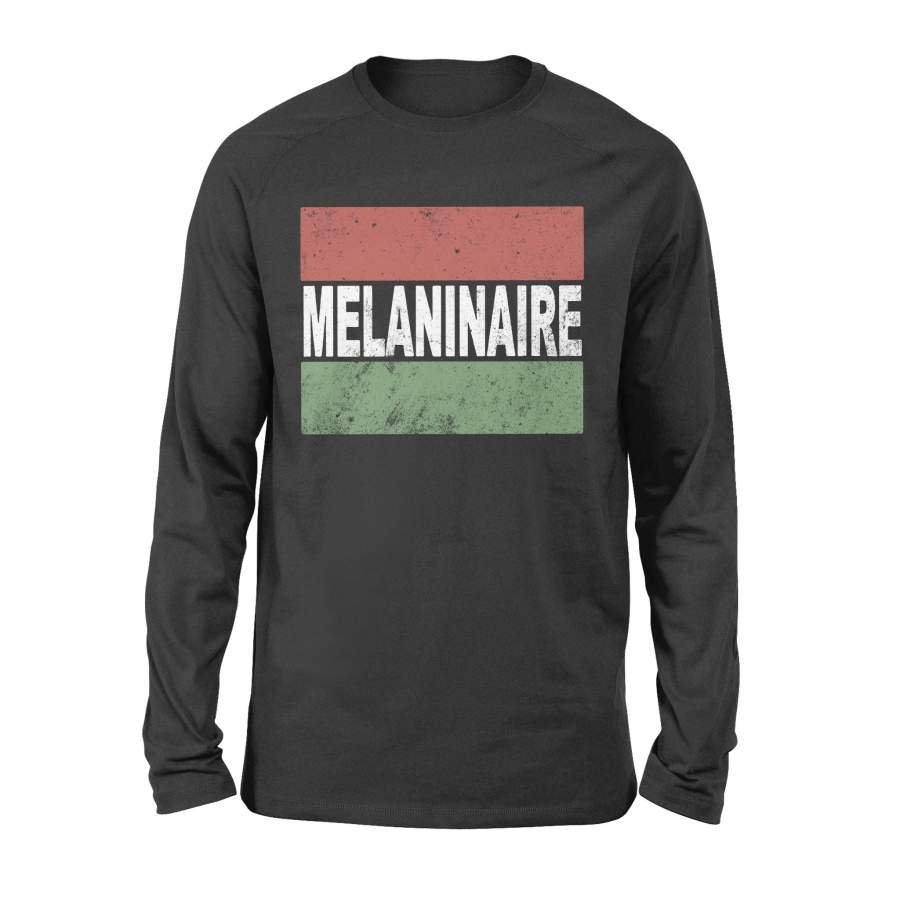 Melaninaire Long Sleeve With Africa Flag Black Lives Matter