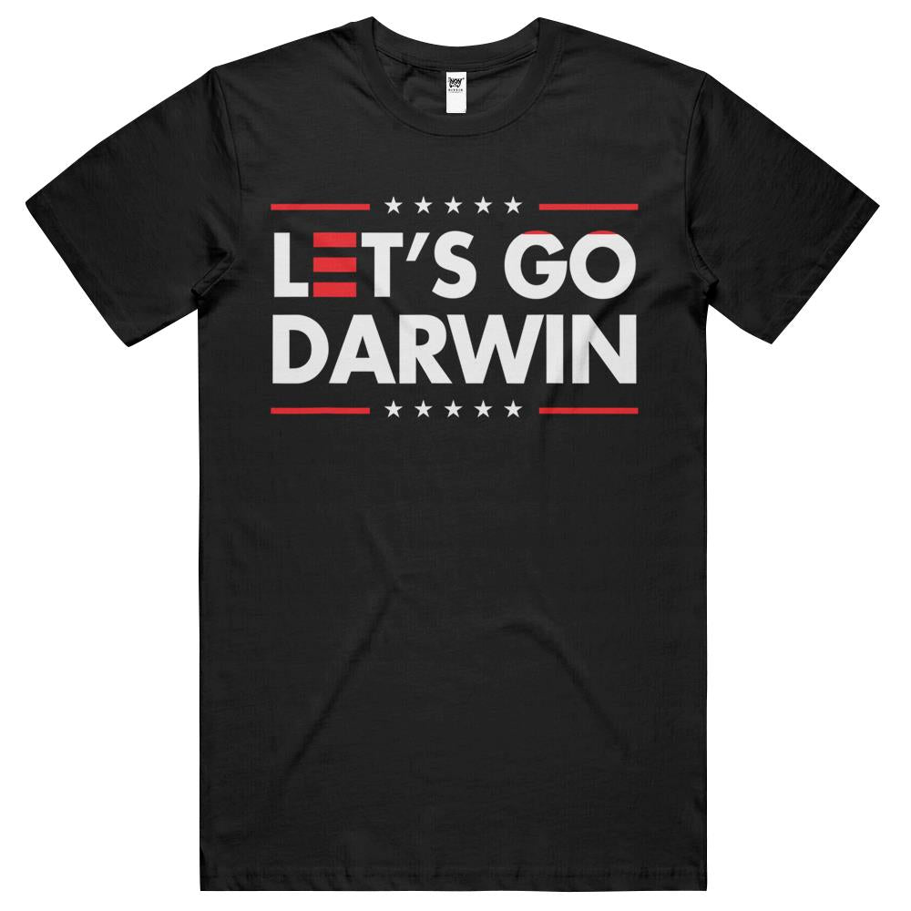 Funny Let’S Go Darwin Shirt Charles Darwin Quote T Shirts