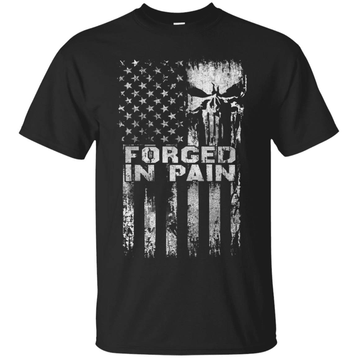 Military T-Shirt VETERAN FORGED IN PAIN - Intercept Inter National