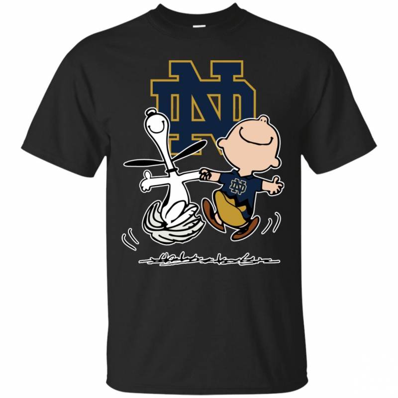 Charlie Brown & Snoopy – Notre Dame Fighting Irish T-shirts Sweat ...