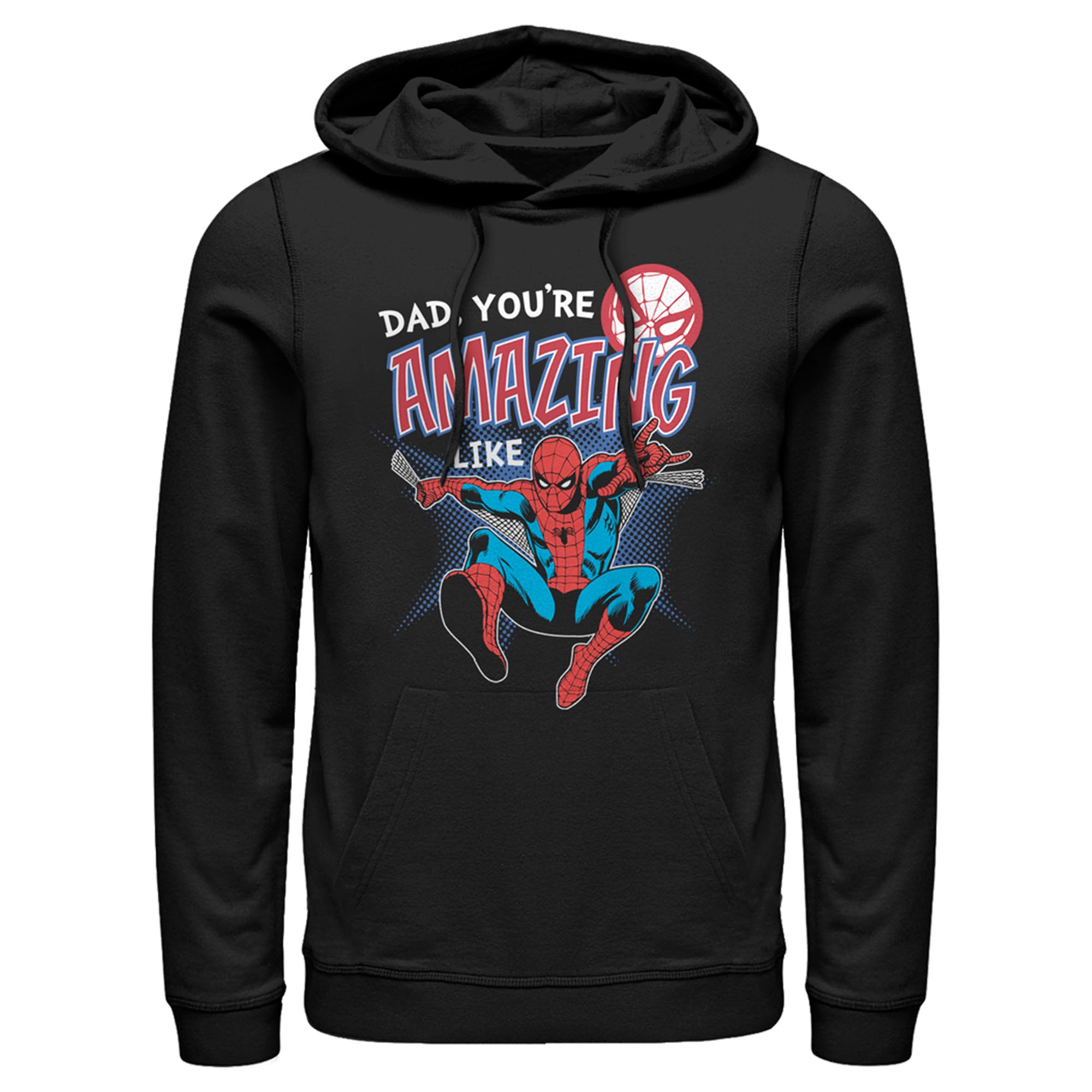 Men’S Marvel Dad You’Re Amazing Like Spider-Man Pull Over Hoodie