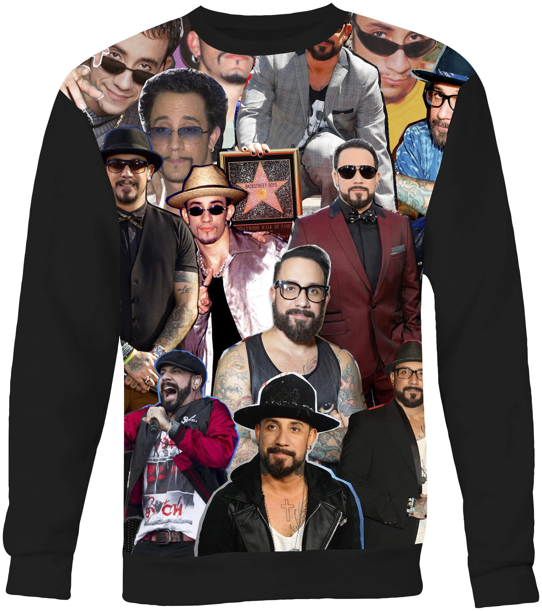 AJ McLean Backstreet Boys Photo Collage Sweatshirt