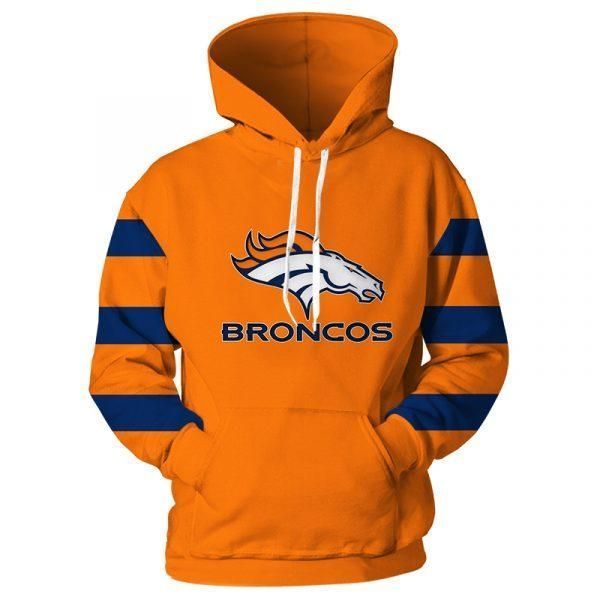 Denver Broncos Hoodie 3D Zipper Hoodie Full All Over Printhoodie Apparel 7 Ds0 05013