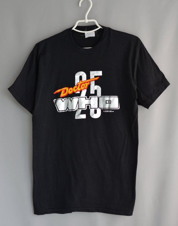 Vintage 1988 Doctor Who 25 Year Anniversary Shirt