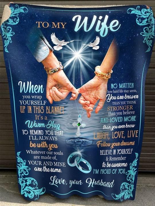 To my wife you are braver stronger and loved more I’m proud of you blanket Quilt Blanket