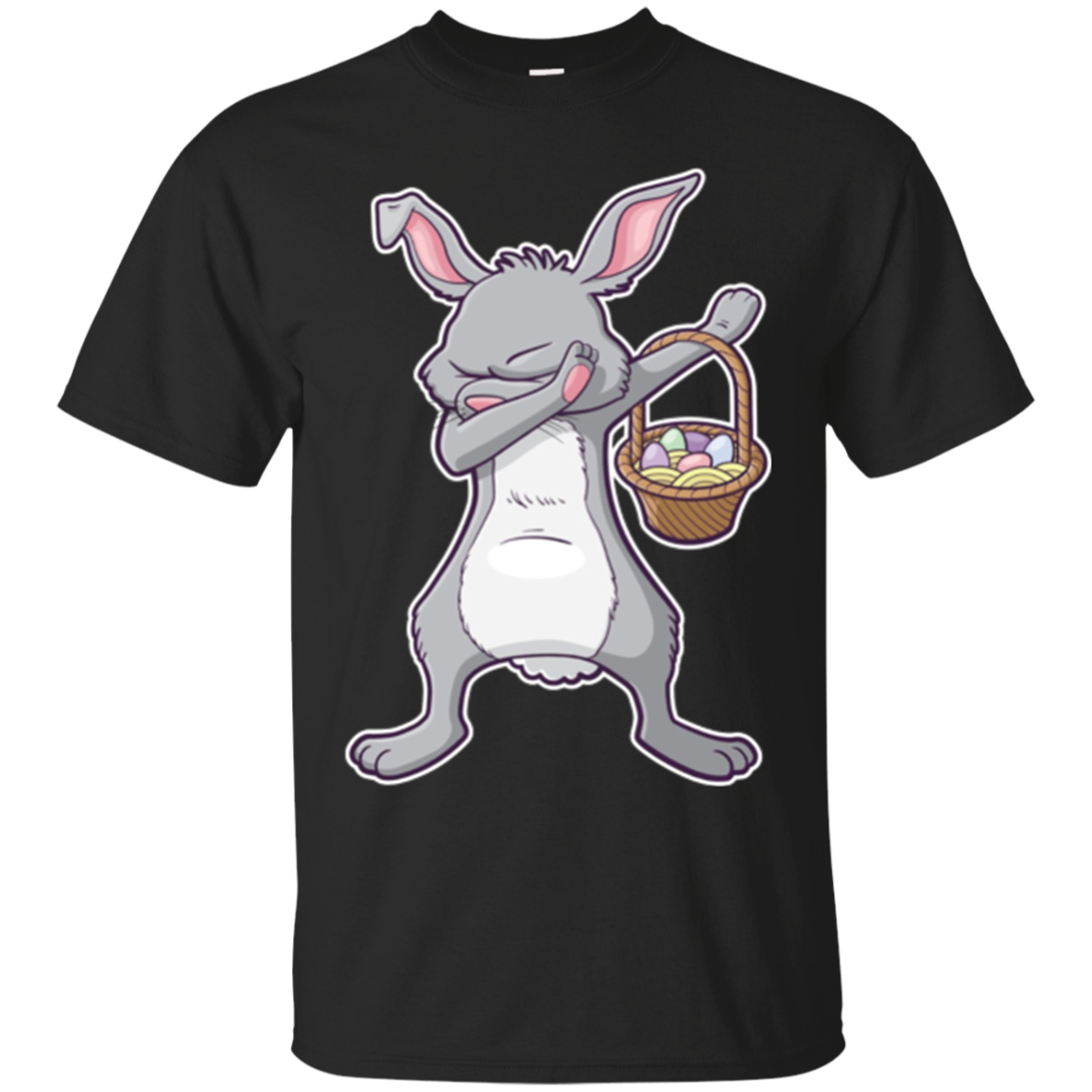 Dabbing Easter Bunny Shirt For Boys Girls Adults Kids