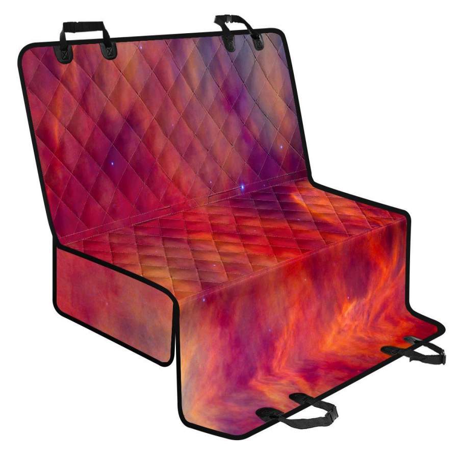 Abstract Nebula Cloud Galaxy Space Print Pet Car Back Seat Cover