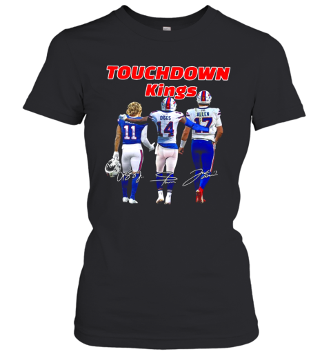 Touchdown Kings Buffalo Bills Diggs Allen Beasley Signatures Women’S T-Shirt