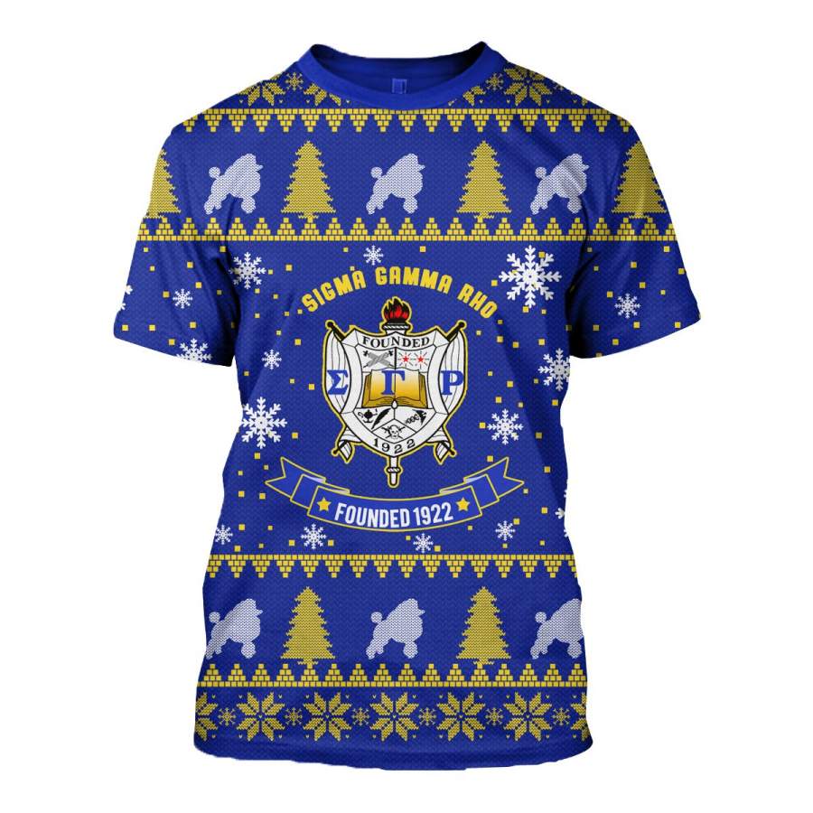 3D ALL OVER SIGMA GAMMA RHO UGLY SWEATER 27920191