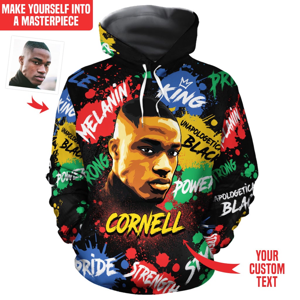 Custom Face Art All-Over Hoodie