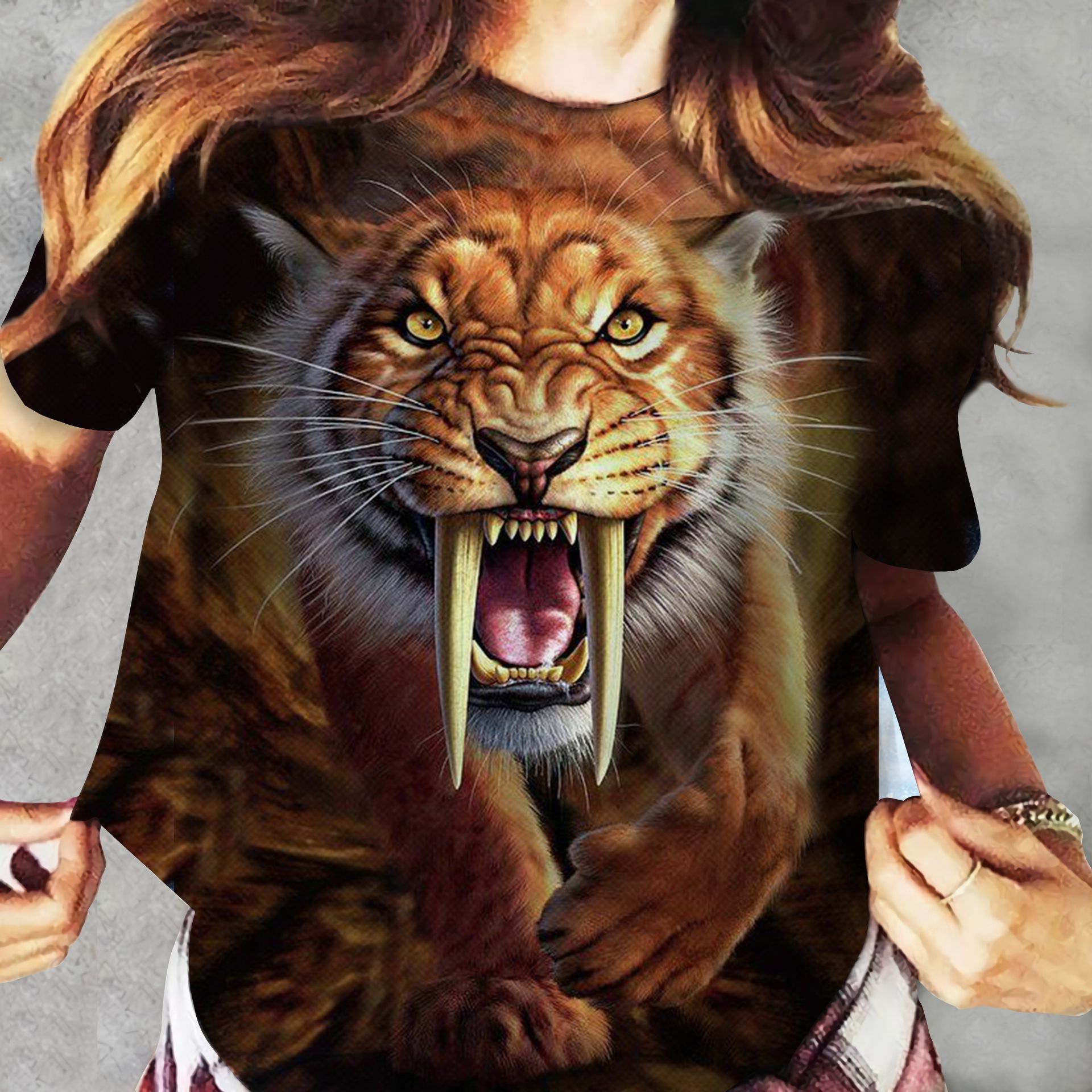 Tiger Ver03 Dadj220721Lcta Unisex 3D T-Shirt All Over Print