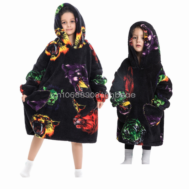 Avocado Sweatshirts Super Soft Warm Hoodies for Kids Teens Youths Oversized Sherpa Hooded Wearable Blankets with Sleeve Pullover alx