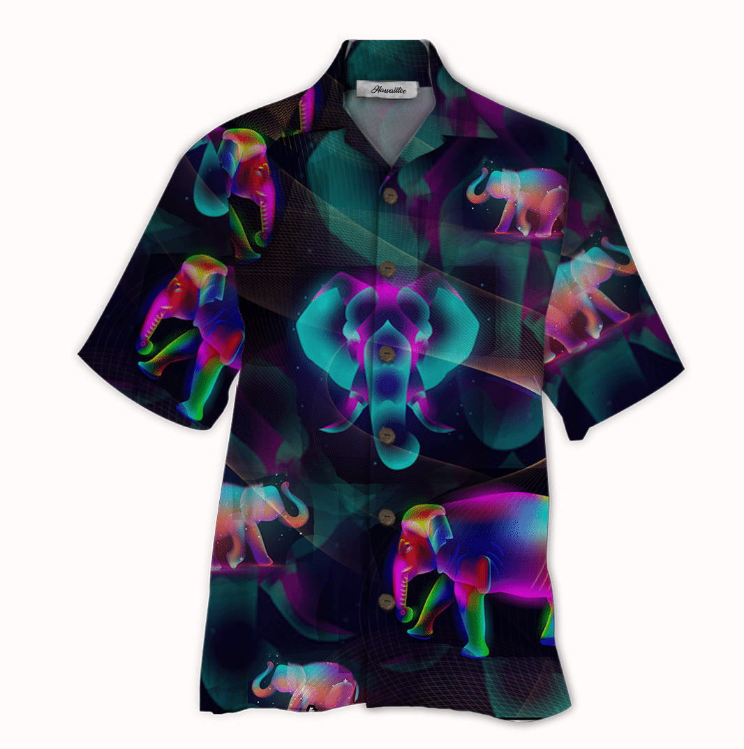 Elephant Colorful Amazing Design Unisex Hawaii Shirt For Men And Women Ha24665