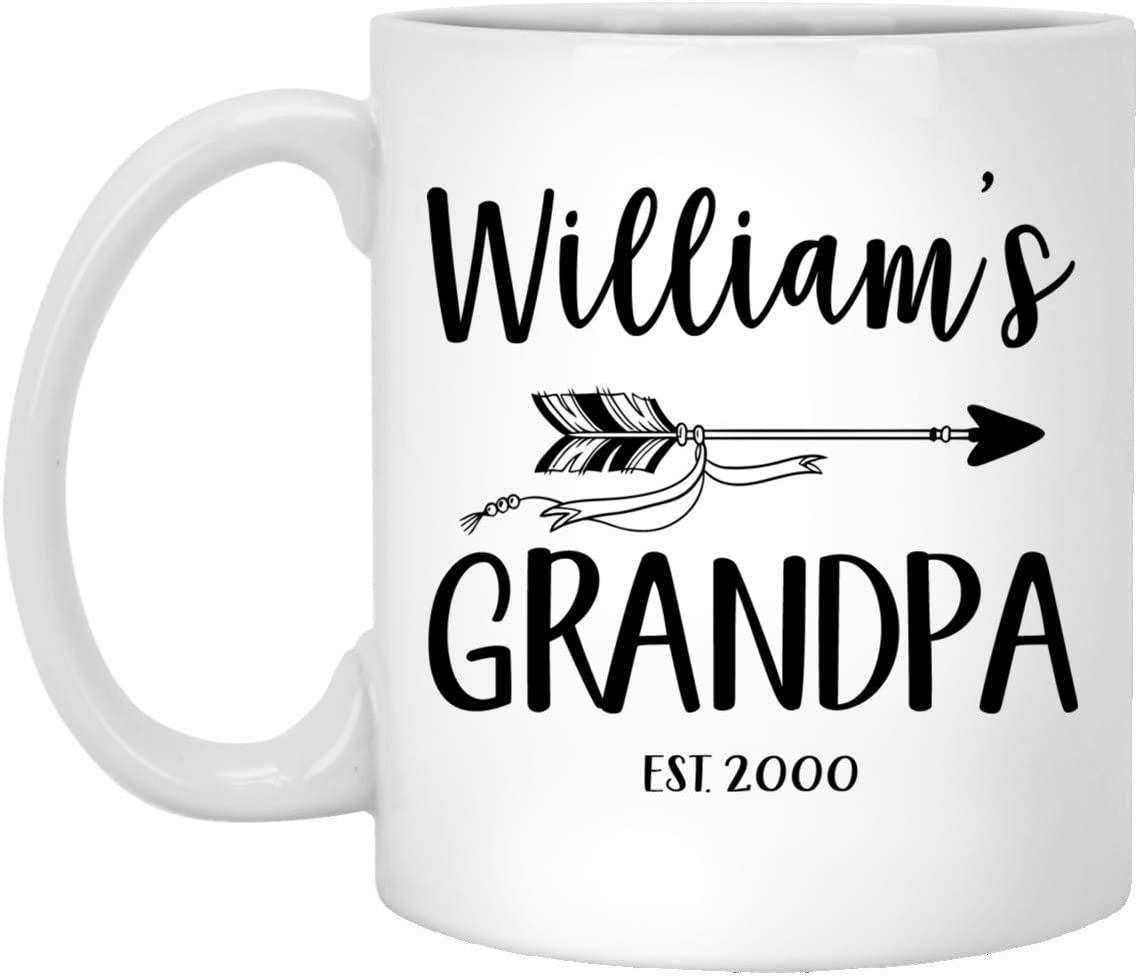 New Grandpa Mug – Personalized Grandpa Mug – Baby Reveal Mug – First Time Grandpa Gift – Father’S Day Gift 15Oz