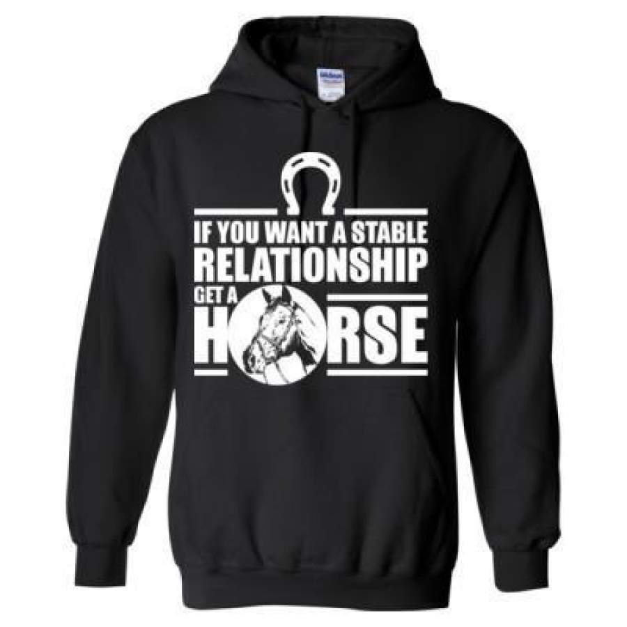 AGR If You Want A Atable Relationship Get A Horse – Heavy Blend™ Hooded Sweatshirt