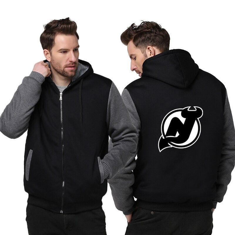 New Jersey Devils Fleece Hoodies Jacket