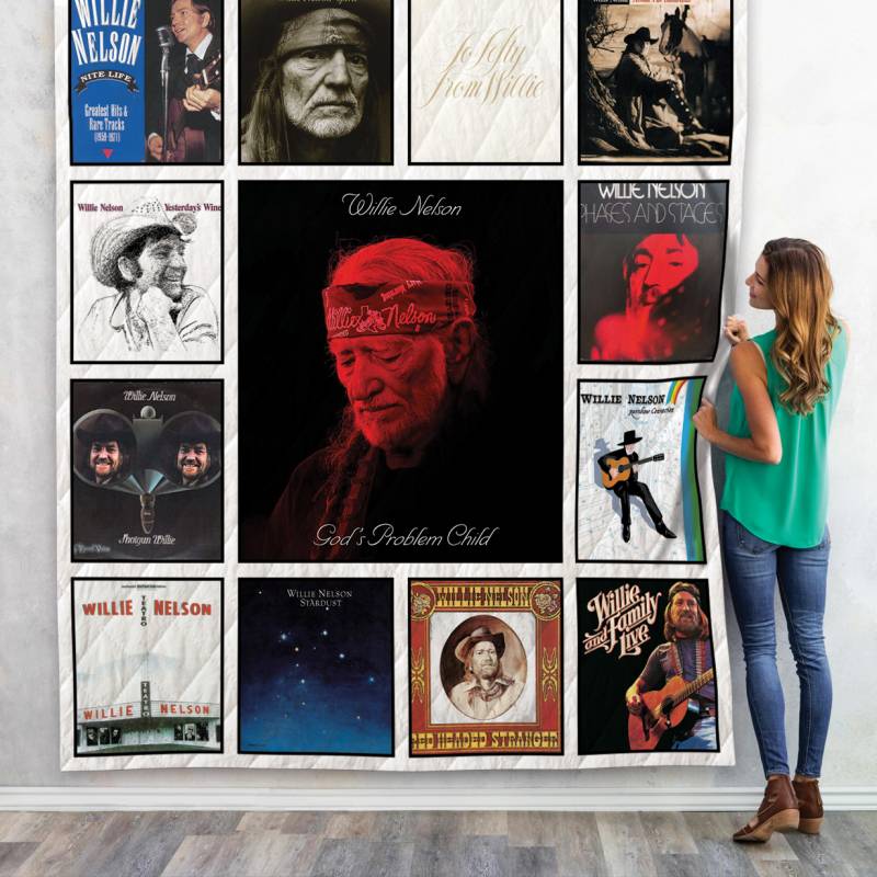 Willie Nelson Quilt Blanket For Fans 01