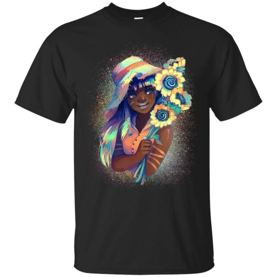 Black Girl T Shirt Proud African American Woman Pride Tees Shirts