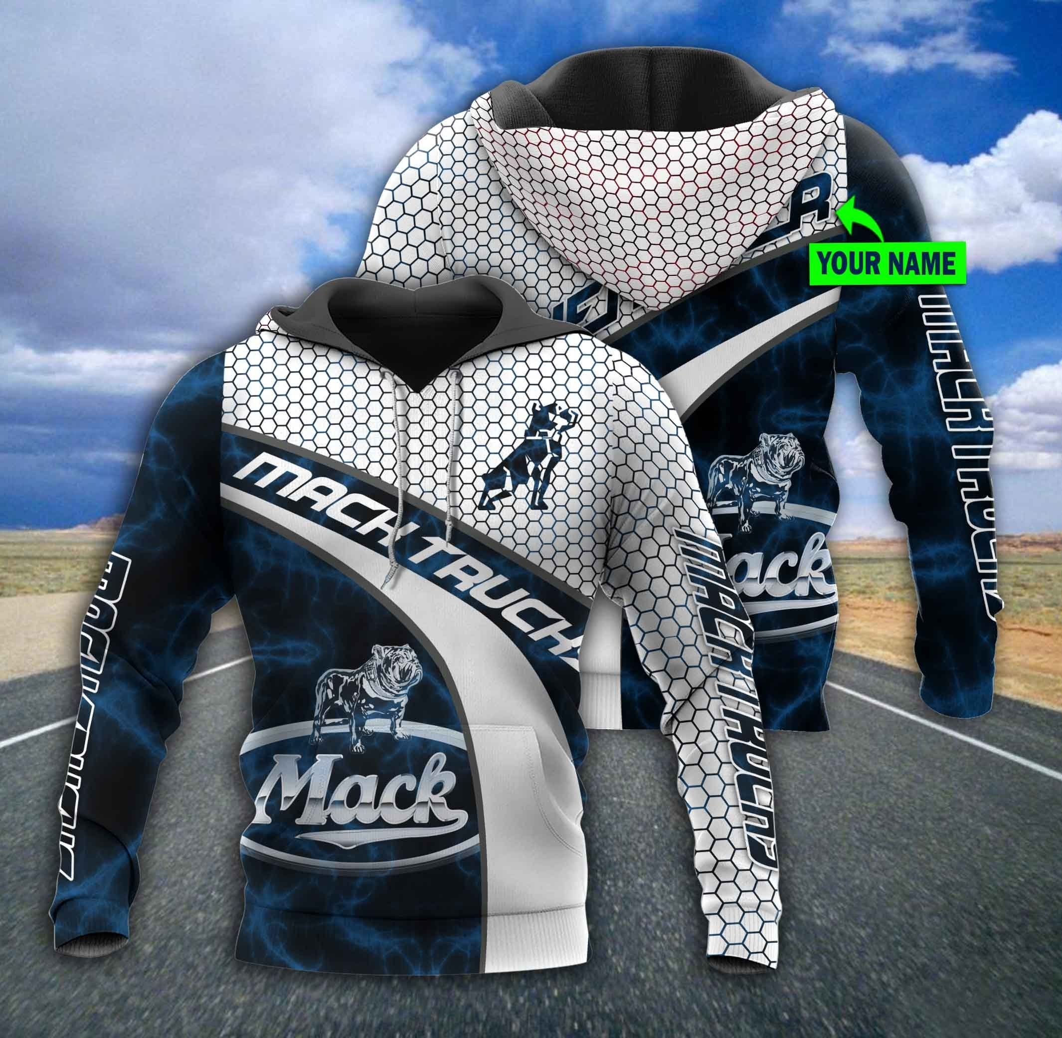 Personalized NTT177 3D Hoodie Mack Trucks Luoi