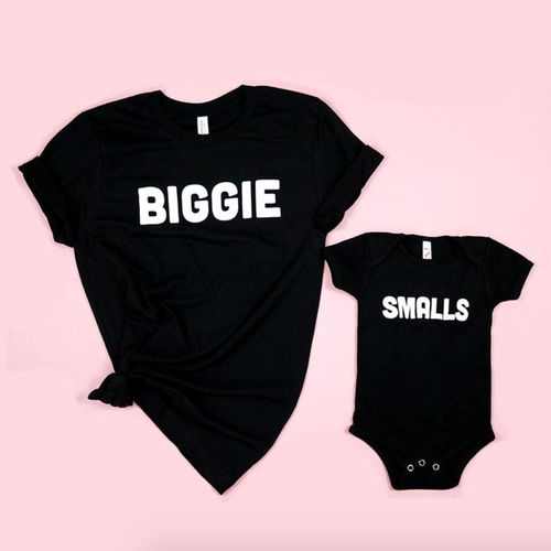Biggie Smalls Matching Kids Tee/Baby Onesie (Smalls)