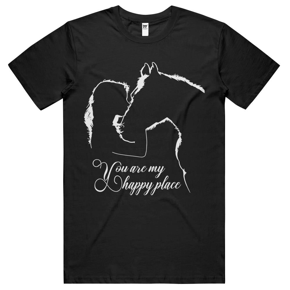 You Are My Happy Place Gift Horse Lovers T Shirts