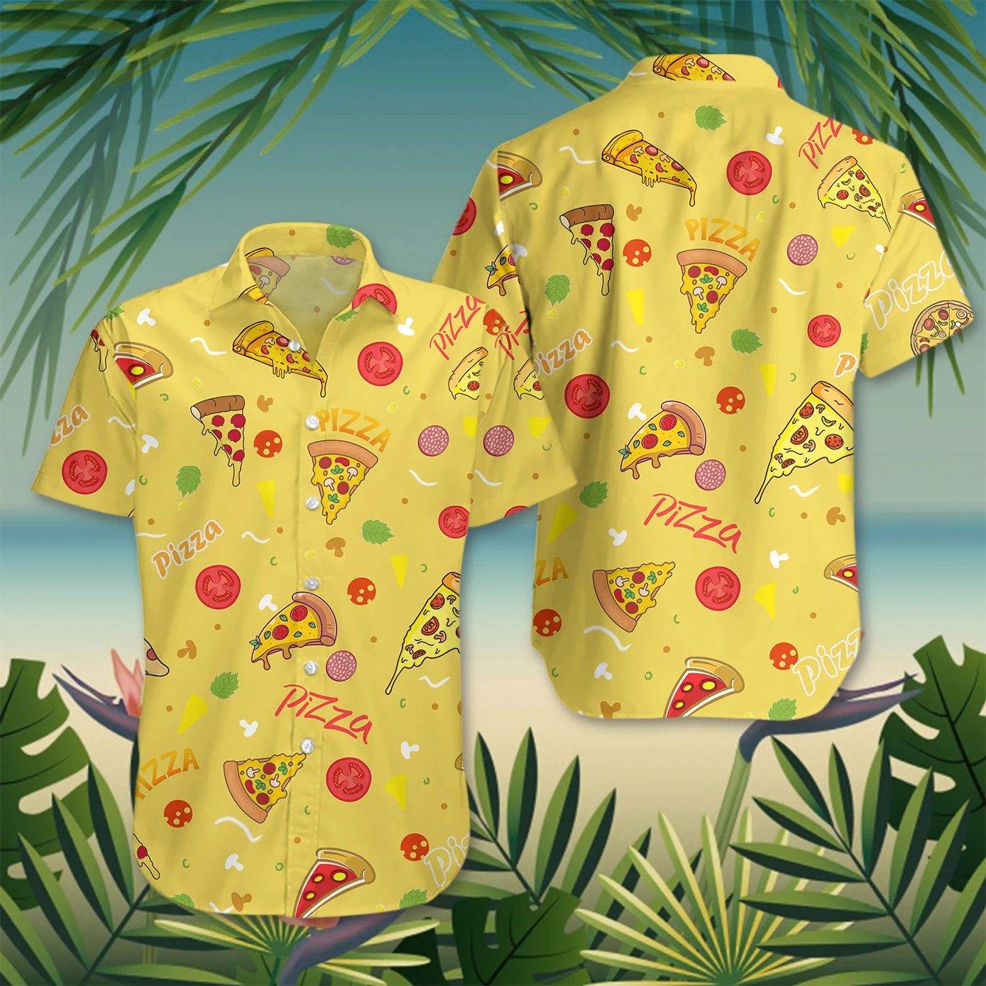 Pizza Hawaiian Shirt Cute Summer Family Beach Ideas Anniversary Gift For Parents Ha88306