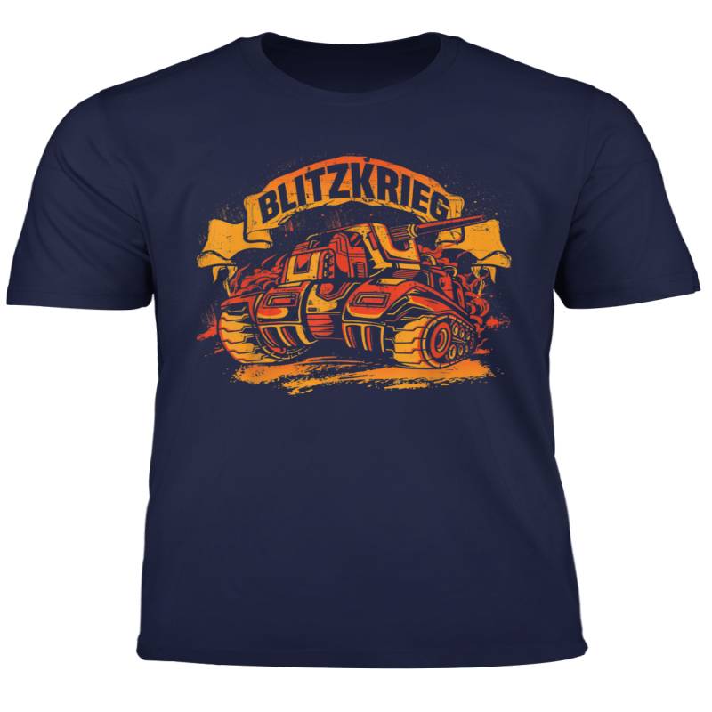 Blitzkrieg Tiger Panzer 3 Comic Art Frank The Tank Costume T Shirt