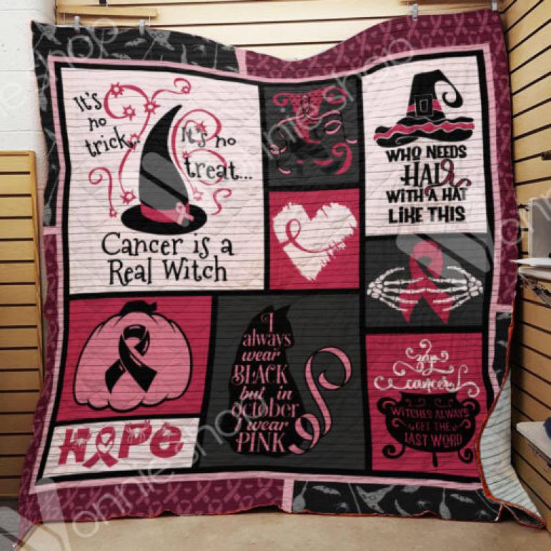 Breast Cancer Witch Blanket AU1601 95O33