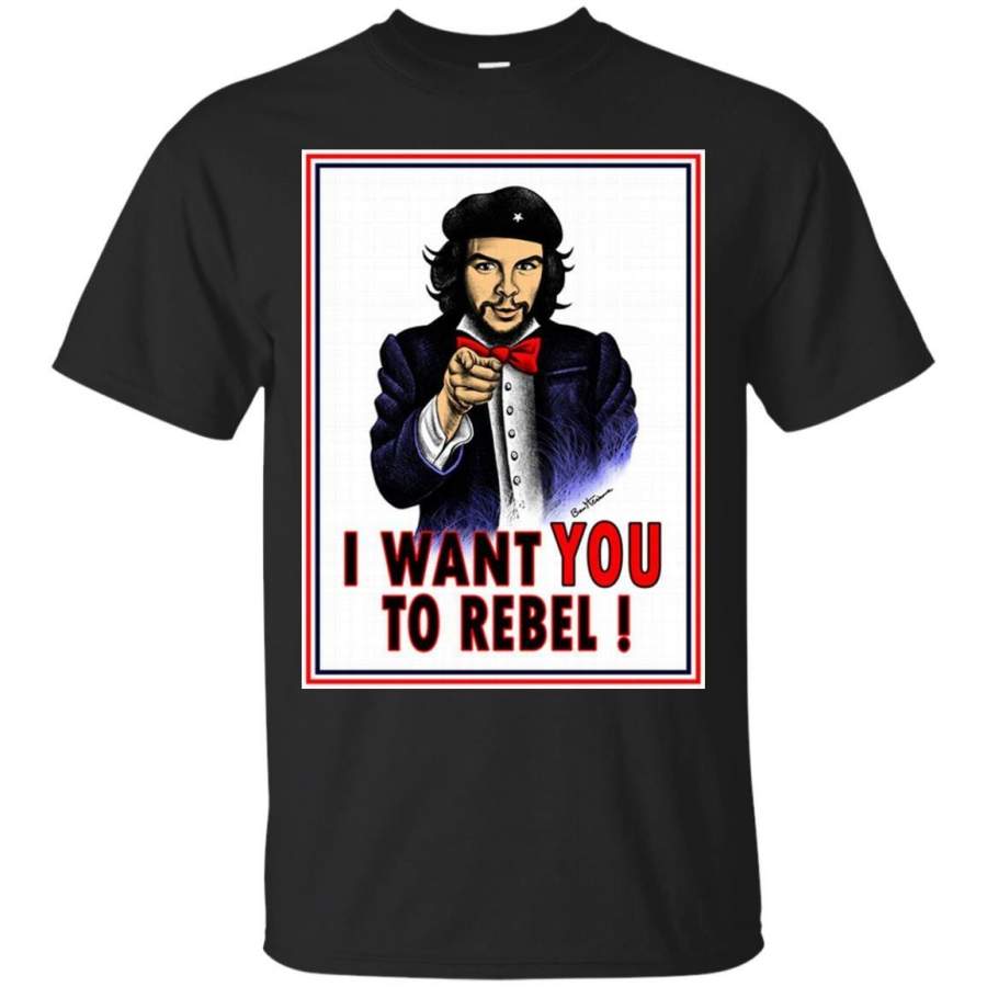 AGR che guevara I want you to rebel t-shirt