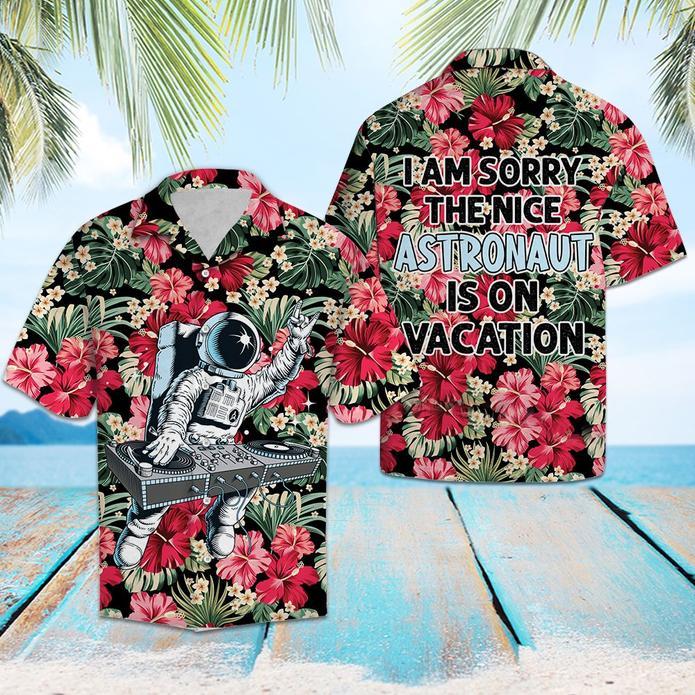 Astronaut On Vacation Hawaiian Shirt | Unisex | Adult | Hw5774