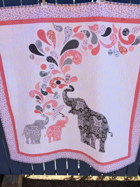 Paisley Elephant Quilt Tdhul