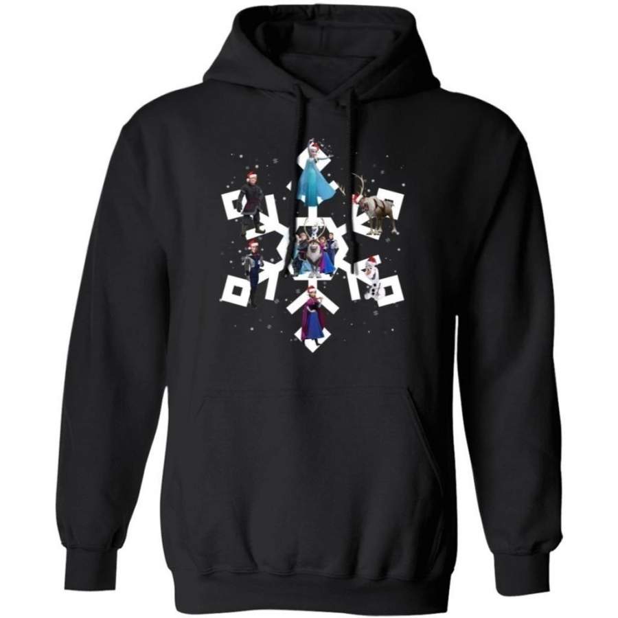 Frozen Snowflake Hoodie Christmas Hoodie Xmas Hoodie Lovely Xmas Gift HA11