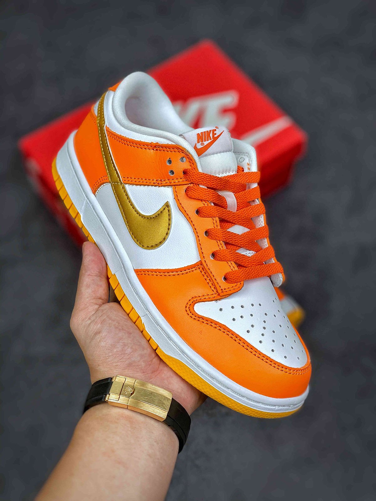 Nike Dunk Low Golden Orange OrangeWhite-Gold 5339411