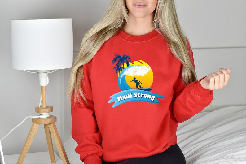 Retro Maui Strong Sweatshirt, Maui Wildfire Relief, Pray For Maui, Hawaii Strong, Save Maui Sweatshirt, Pray For Hawaii Fires Sws2039