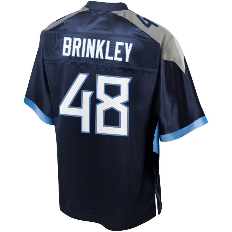 Beau Brinkley Tennessee Titans NFL Pro Line Team Player Jersey – Navy