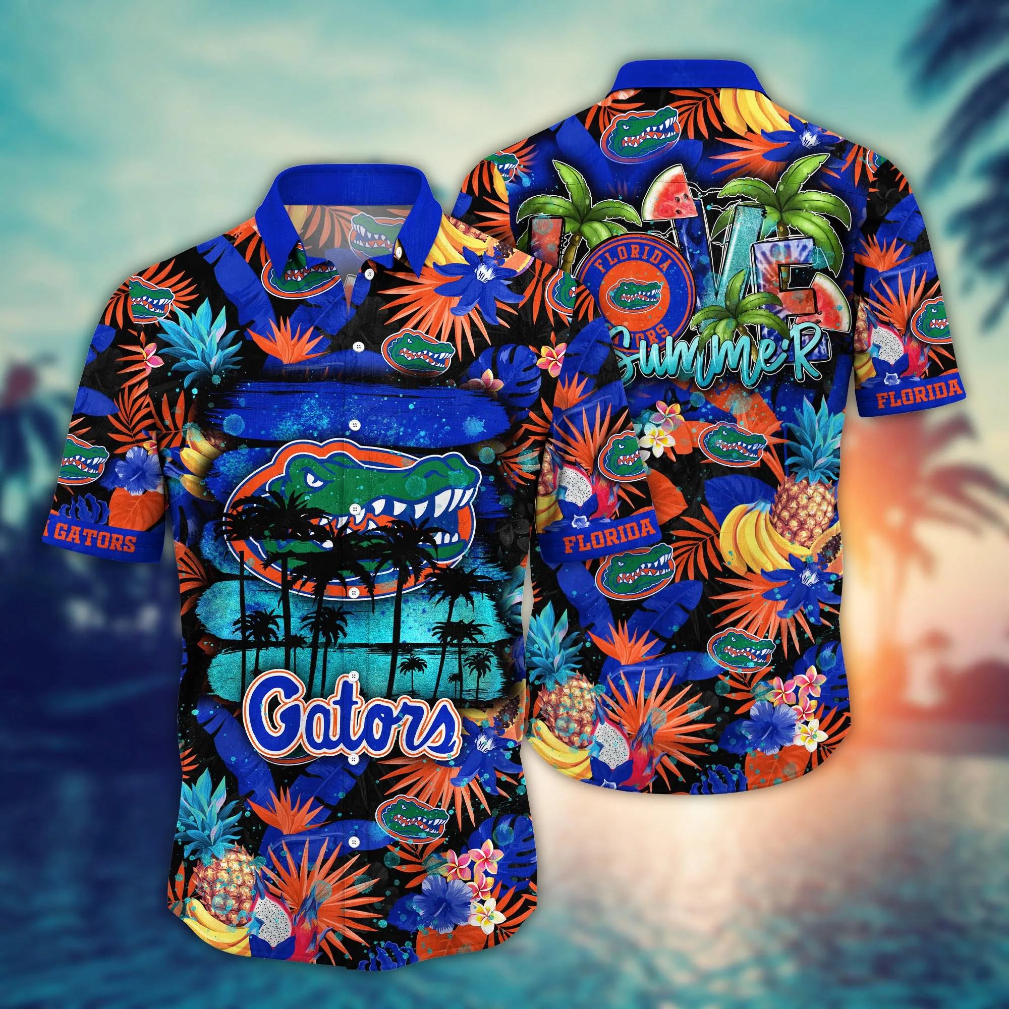 Florida Gators NCCA Hawaiian Shirt Daylighttime Soccer Fest Shirts