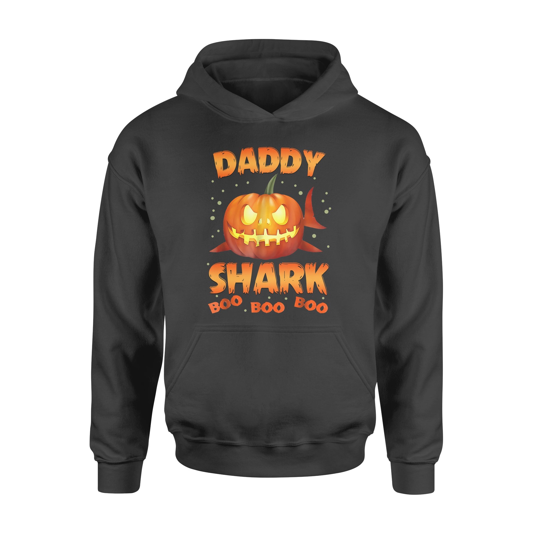 Cute Funny Pumpkin Daddy Shark Doo Doo Doo Halloween Costume Shark Family Printed Standard Hoodie Shirt Design – Iph2015