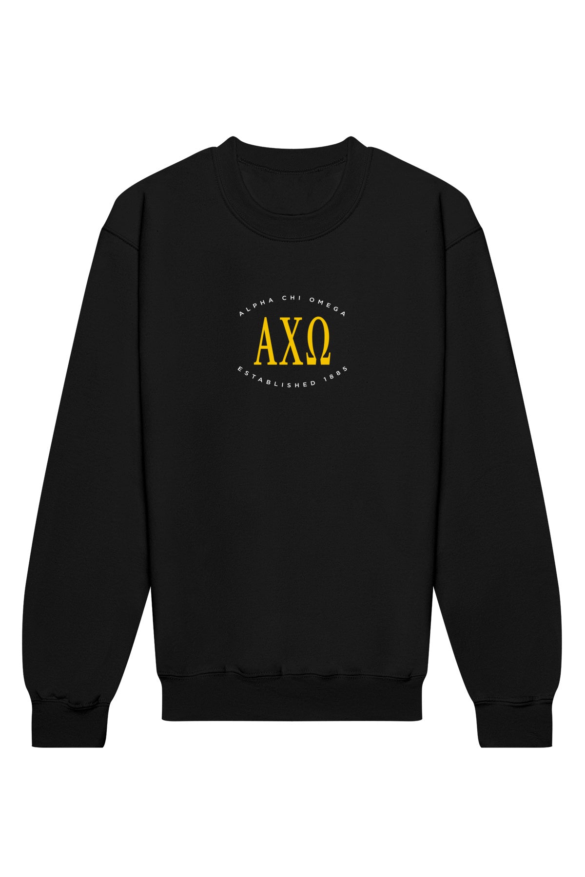 Alpha Chi Omega Emblem Crewneck Sweatshirt