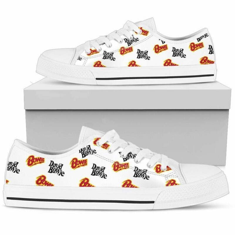 Music Band Shoes David Bowie Bowie Low Top Sneakers Low Top Shoes - By Prowallart
