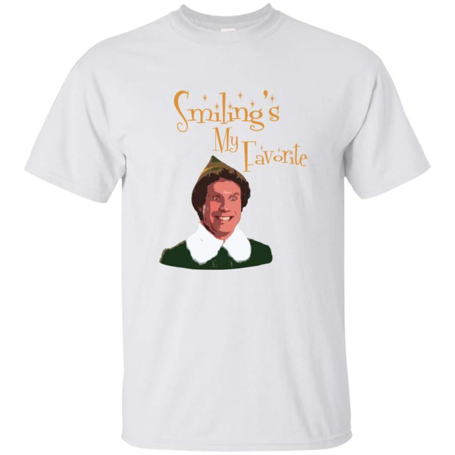 AGR Buddy The Elf – Smiling’s My Favorite Youth T-Shirt