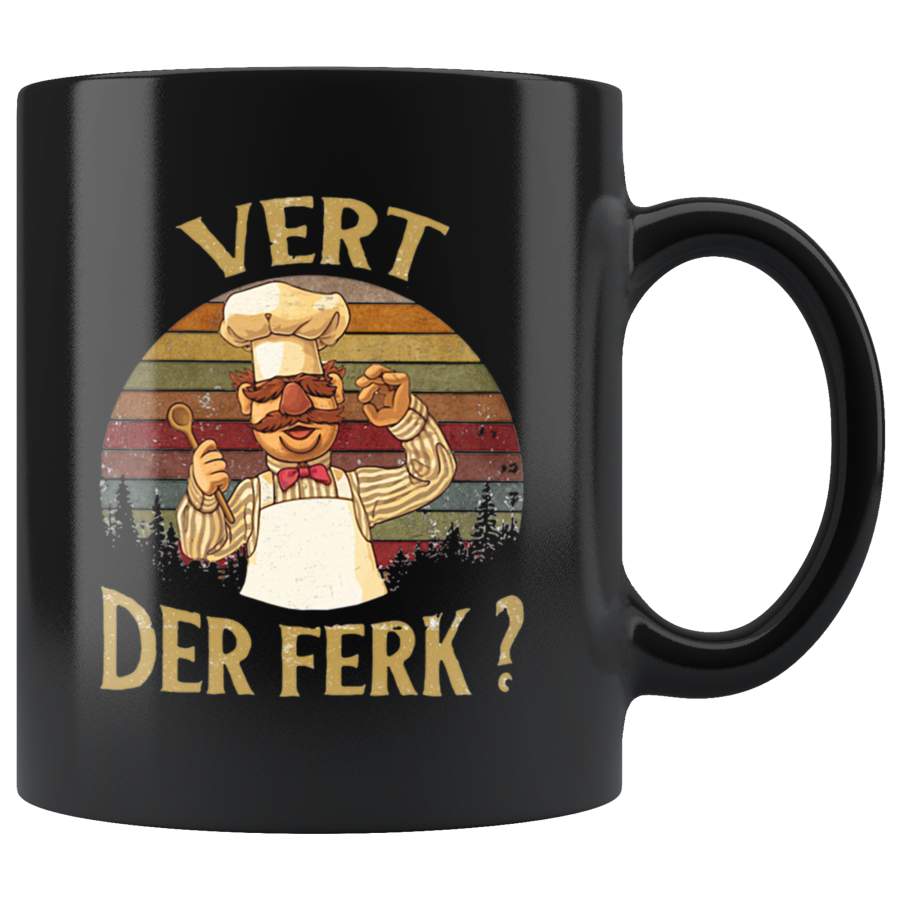 Retro Sunset Vintage Vert Der Ferk Swedish Chef Mug Coffee