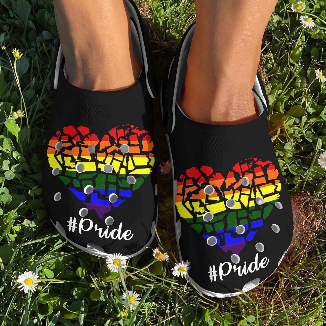 Lgbt Personalized Clog, Custom Name, Text, Color, Number Fashion Style For Women, Men, Kid, Print 3D Pride