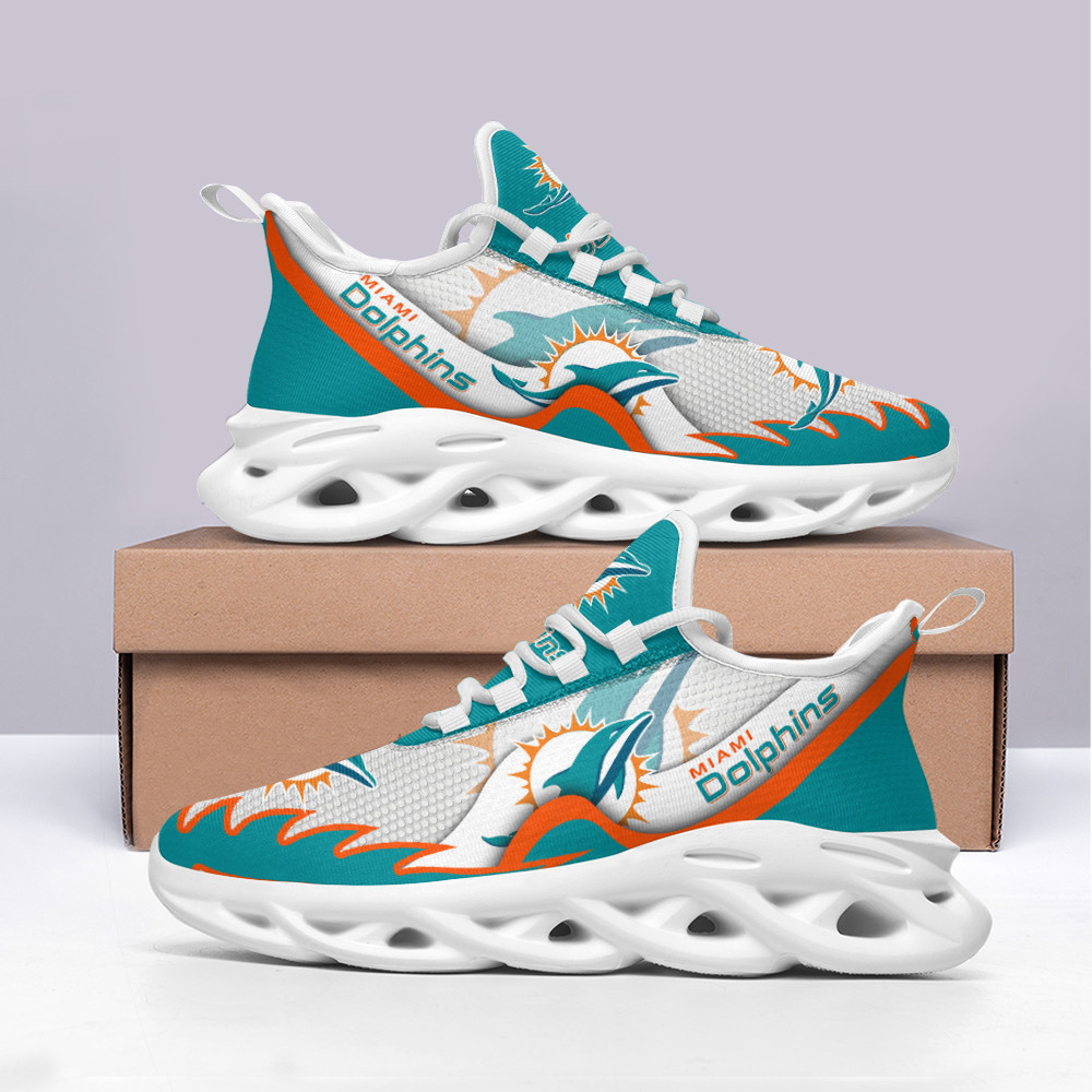 Miami Dolphins Yezy Running Sneakers Bb400