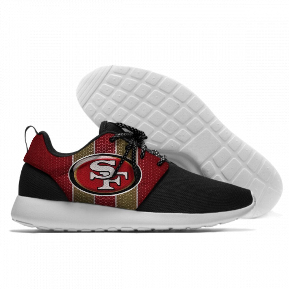 San Francisco 49Ers Mesh Athletic Walking Sports Shoes Sneakers