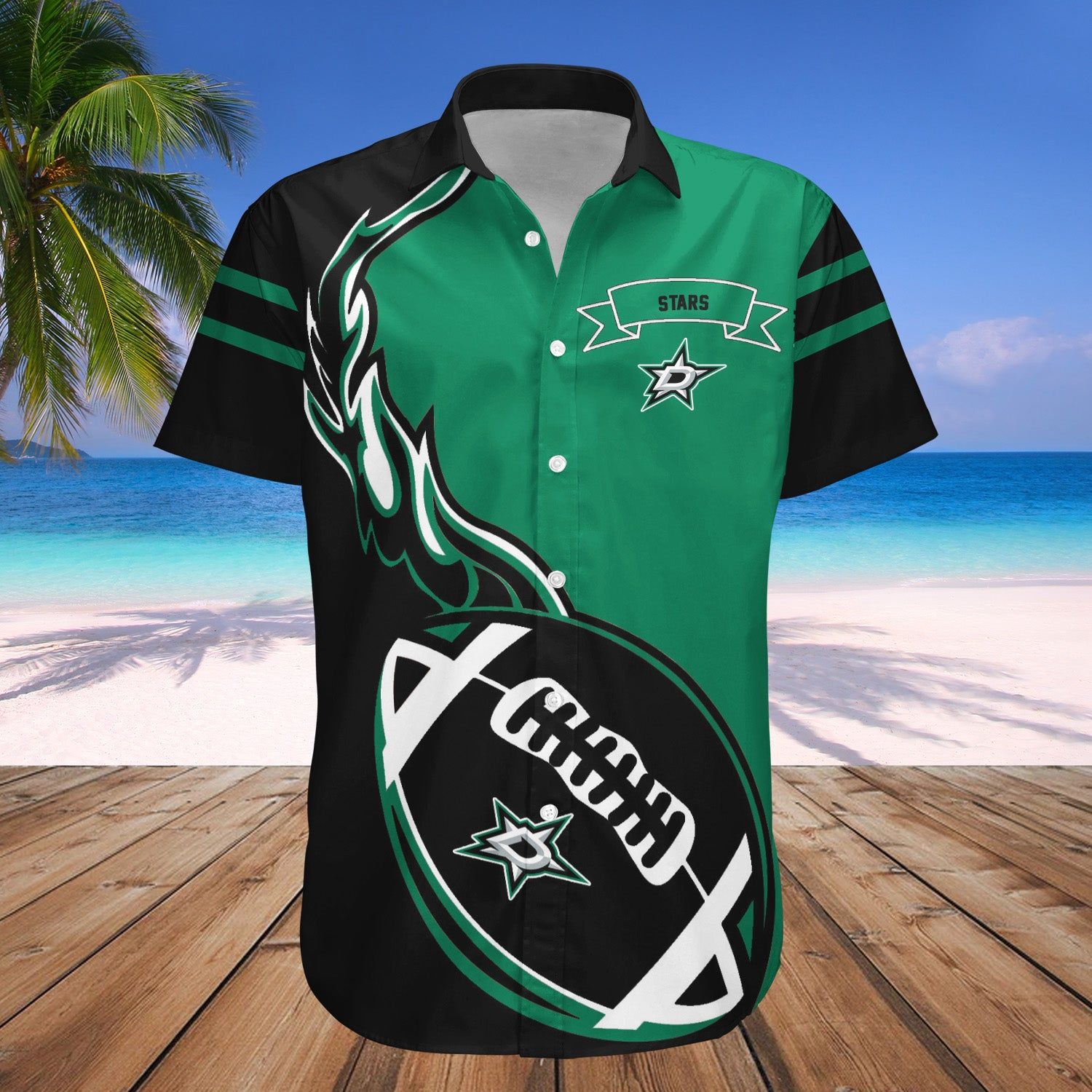 Dallas Stars Hawaii Shirt Flame Ball – Nhl