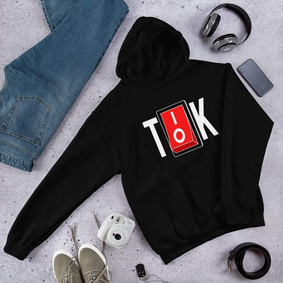 Tik Tok Funny Switch Unisex Hoodie Tik Tok Social Club Fan Hip Hop Dancer Dancing Hoodie Best Friend Fitness Hoodie S-5XL Plus Size Hoodie