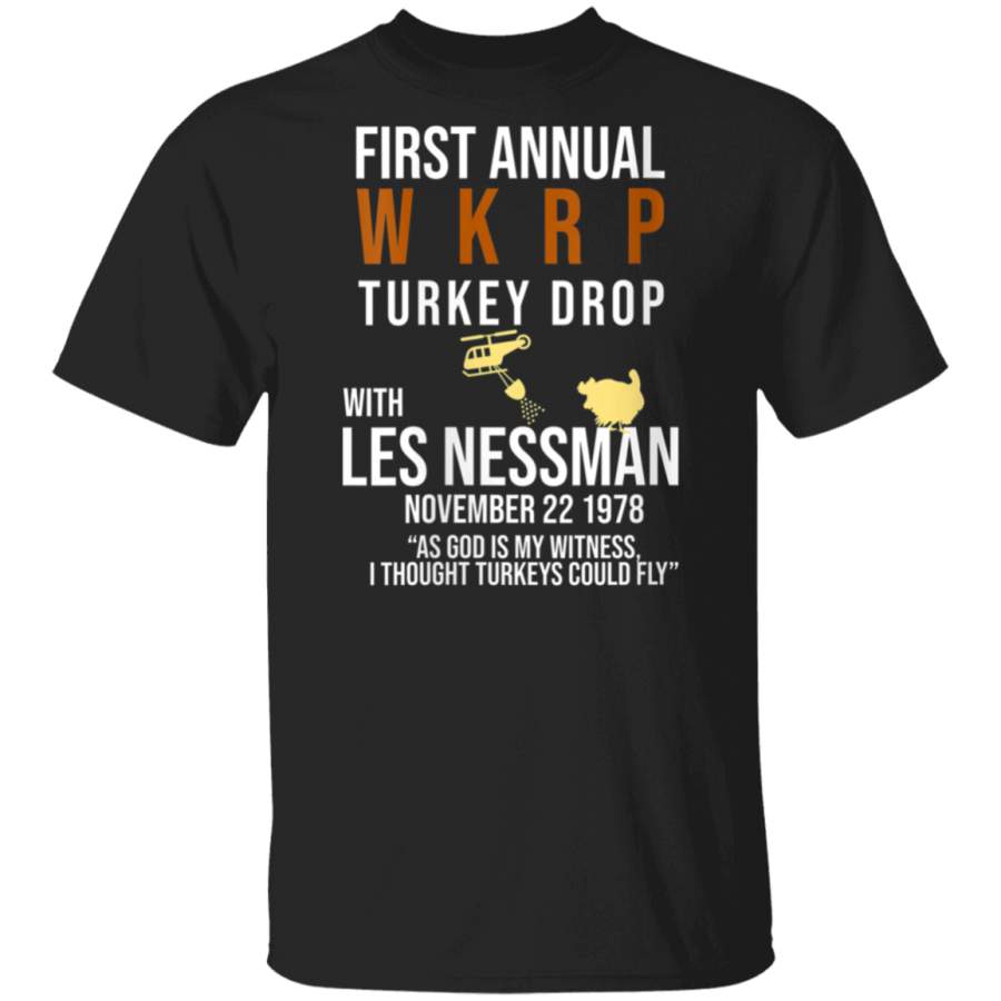 Womens Funny Wkrp-Turkey-Drop   T-Shirt