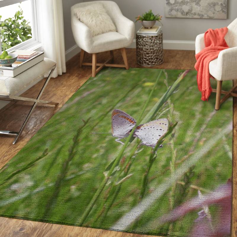 2 Butterflies – Animals Area Rug Carpet